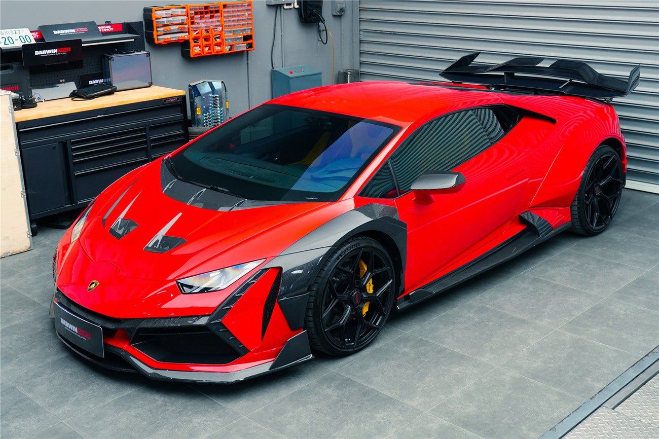 Darwinpro Lamborghini Huracan BKSSII Style Front Wide Fenders (2015-2025)